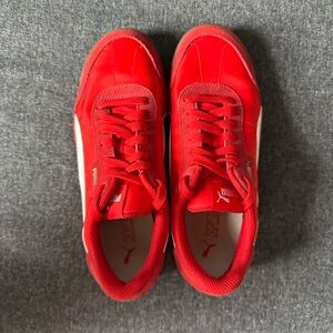 Puma Bold Red Athletic Shoes